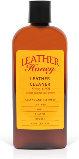 Leather Honey Leather Cleaner the Best Leather Cleaner for Vinyl and Leather Apparel, Furniture, Auto Interior, Shoes and Accessories. Does Not Require Dilution. Ready to Use, 8 Ounce Bottle!