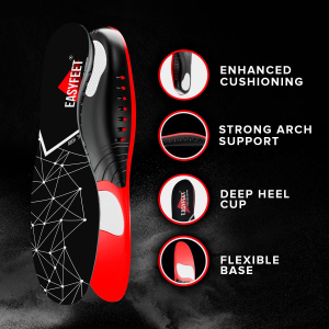 Premium Anti-Fatigue Shoe Insoles – Plantar Fasciitis Arch Support Insoles for Men and Women Shoe Inserts – Orthotic Inserts – Flat Feet – Insoles for Arch Pain High Arch – Boot Insoles