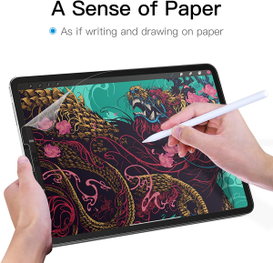 Jetech Paper Screen Protector for Ipad Air 5/4 10.9-Inch, Ipad Pro 11-Inch All Models, Anti-Glare, Matte PET Paper Film for Drawing