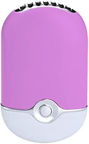 Threeh Handheld Mini USB Fan Built-In Lithium Battery Air Conditioner Travel Rechargeable Fan Air Purifier Humidifier F015,Lightpink