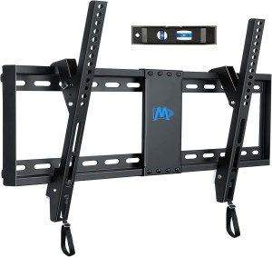 Mounting Dream Tilt TV Wall Mount Bracket for 37-70 Inches Tvs, TV Mount with VESA up to 600X400Mm, Fits 16″, 18″, 24″ Studs and Loading Capacity 132 Lbs, Low Profile and Space Saving MD2268-LK-04