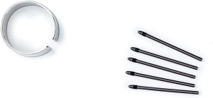 STAEDTLER Replacement Nibs for Noris Digital EMR Styli, 5 Spare Nibs and a Tweezer Tool, 18022 Sn,Black