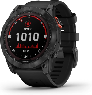 Garmin Fenix® 7X Solar, Slate Gray with Black Band, Multisport GPS Watch