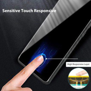 ZUSLAB Galaxy A73 5G Screen Protector Tempered Glass Case Friendly 9H Hardness for Samsung – Clear