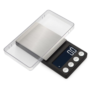 (Upgradaed) Disenkelubo Digital Mini Scale, 500G /0.01G Pocket Scale, Pocket Scale, Electronic Smart Scale, 6 Units, LCD Backlit Display, Tare, Auto Off, Stainless Steel