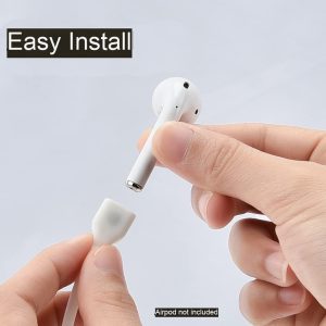 T Tersely Magnetic Strap Compatible with Airpods 1/2/3, for Airpods Pro 1/2, Silicone Anti-Lost Wire Cable Connector Sports Neckband (White)