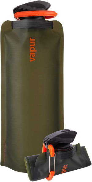 Vapur Solid Flexible Water Bottle – with Carabiner