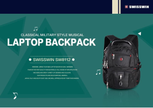 SWISSWIN Swiss Waterproof Business Backpack Travel Backpack College School Backpack Casual Daypack Daily Shoulder Bag SW8112 Black 16 Inch Laptop Notebook Backpack for Men Womens Boys Girls …