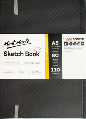 Hardbound Sketch Book 110Gsm A5