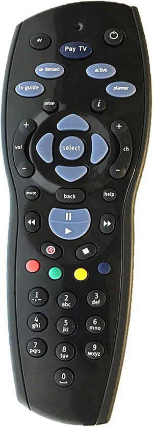 T Tersely TV Remote Controller Replacement Device for Paytv IQ1 IQ2 IQ3 IQ4 HD S1 / Foxtel Box/Sky New Zealand/Mystar HD (Black)