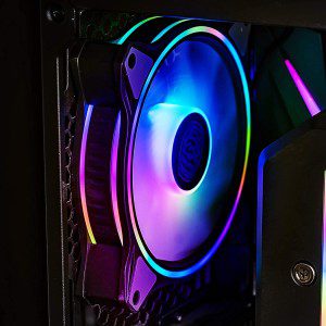 Cooler Master Masterfan MF120 Halo ARGB – Dual Ring Addressable RGB Lighting, Case and Cooling Hybrid Fan Blade Design with Jam Sensor Protection and Vibration Dampening Frame – 120 Mm