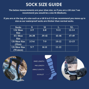 SEALSKINZ Unisex Waterproof Cold Weather Knee Length Sock