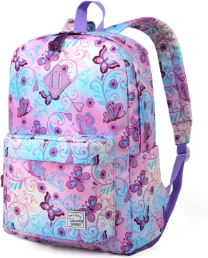 Backpack for School, VASCHY Lightweight Water Resistant Bookbag for Kid Casual Daypack for Women Men/Teen Girls Boys