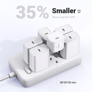 UGREEN Mini 20W USB C Charger AU Plug, PD Fast Charger Block Type C Power Adapter Compatible with Iphone 15/15 Plus/15 Pro/15 Pro Max/14/13/12/11, Galaxy S23, Pixel 7, Ipad Mini/Pro, Airpods Pro 2