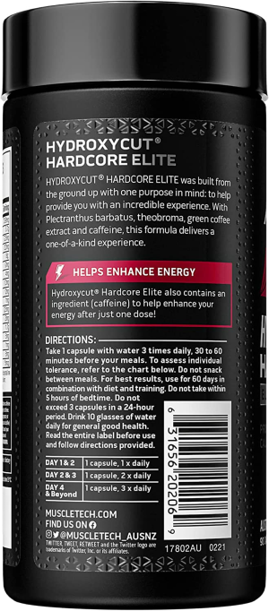 Muscletech Hydroxycut Hardcore Elite