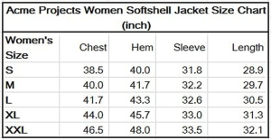 Acme Projects Women’S Fleece Lined Softshell Jacket with Detachable Hood, Waterproof, Breathable, 8000Mm/5000Gm, YKK Zipper