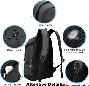 Travel Laptop Backpack, Business Slim Durable Laptops Backpack School Computer Bag Gifts for Men & Women Fits 15 Inch Notebook