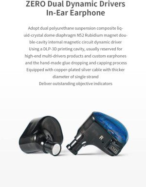 Truthear X Crinacle Zero Earphone Dual Dynamic Drivers PU + LCP Composite Diaphragm In-Ear Headphone (Zero)