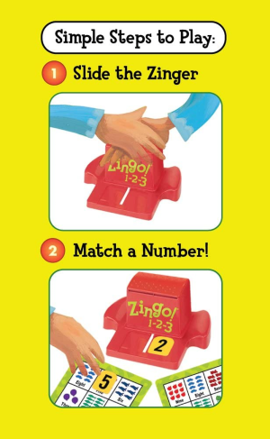 Thinkfun Zingo! 1-2-3 Game,Junior Games