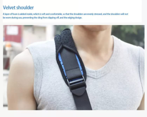 Arm Sling – Dislocated Shoulder Sling for Broken Arm Immobilizer Wrist Elbow Support – Ergonomic, Lightweight, Breathable Mesh, Neoprene Padded Strap – for Men & Women, One Size