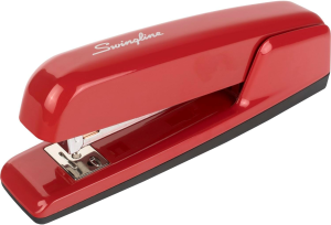 Swingline Stapler, 747 Desktop Stapler, 30 Sheet Capacity, Durable Metal Stapler for Desk, Rio Red (74736)