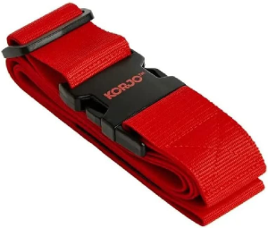 Korjo Luggage Strap, 4.5 Centimeters, Red/White/Blue