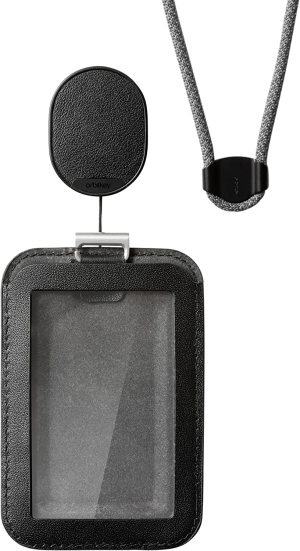 Orbitkey ID Card Holder Pro with Lanyard – Black