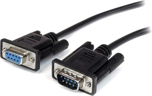 Startech.Com 2M Black Straight through DB9 RS232 Serial Cable – DB9 RS232 Serial Extension Cable – Male to Female Cable