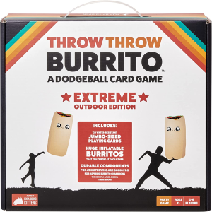 Throw Throw Burrito by Exploding Kittens – for Adults Teens and Kids & Original Edition by Exploding Kittens – for Adults Teens and Kids – Fun Family Games – a Russian Roulette Card Game