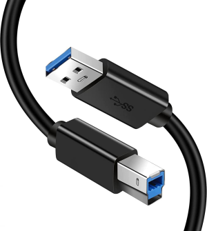 USB Printer Cable, (3M & 5M) USB 3.0 Cable – A-Male to B-Male Cord High Speed Scanner Cord Compatible with Microphones, Dell, HP, Epson, Canon, Lexmark, Xerox, Samsung and More