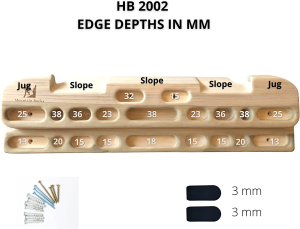 Wooden Hangboard Climbing Wildwood 2002 for Rock Climbing | Hangboard Door Frame Climbing and Bouldering Training | Fingerboard for Finger Strength and Grip Strength | Pul up Bar | Climbing Training Equipment | Grip Strength | Strength Training Equipment | Gifts for Climbers | Mountain Rocks AU |