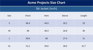 Acme Projects Men’S Waterproof Breathable Ski Snow Jacket Fleece Lined Winter Warm Coat with Detachable Hood 6000Mm/3000Gm