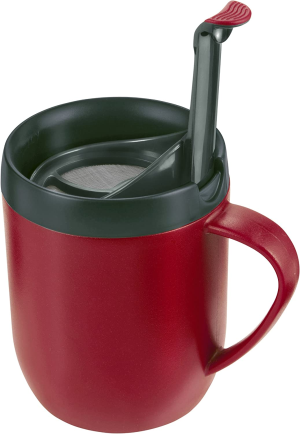 Zyliss Hot Travel Mug Cafetiere Red/Black 1460