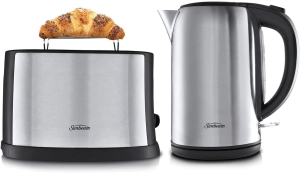 Sunbeam PU5201 Breakfast Essentials Toaster, Stainless Steel,Black/Stainless Steel