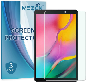 [3 Pack] MEZON Anti-Glare Matte Film Screen Protector for Samsung Galaxy Tab a 10.1” 2019 (SM-T510, T515) – Shock Absorption (Tab a 10.1″, Matte)