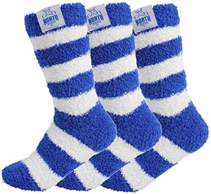 AFL North Melbourne Kangaroos Bed Socks 3 Pair (3-8 Womens)