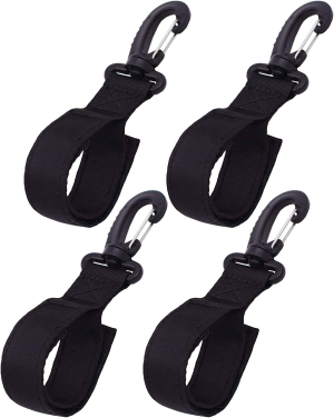 MOPHOEXII 4 PCS Kayak Paddle Holder Kayak Paddle Clip Kayak Paddle Storage Clip/Attached to Your Pad Eye or D Rings/Hold Two Paddles – No Paddles Included