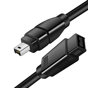 Firewire 800 to 400 9 to 4 Pin Cable (9Pin 4Pin) 1.8M, Tunghey IEEE 1394 Firewire 800 9-Pin/4-Pin Cable for Scanners, Printers, Cameras, DV Camcorders and I-Pods Complies