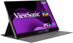 Viewsonic Portable Monitor  Tilt Ergonomics, USB-C, Eye-Care, Dual Speaker, Lightweight