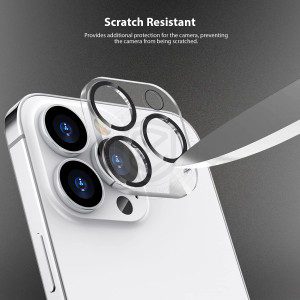 [2 Pack] ZUSLAB Camera Lens Screen Protector for Iphone 13 Pro/Iphone 13 Pro Max Tempered Glass-Anti-Scratch 9H Hardness HD Clear