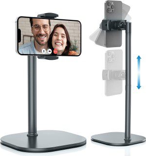 Cooper Chatstand, Height Adjustable Mobile Phone Stand for Desk | Mobile Phone Holder Stand for Office, Desk Phone Stand for Recording, Iphone Stand for Desk Accessories for Women, Iphone Holder