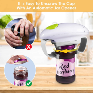 (Us.Jar Opener) – Zomma Automatic Jar Opener, Restaurant Jar Opener, Electric Jar Opener Chef’S Best Choice