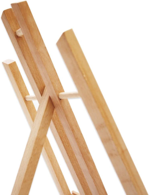 Mont Marte Mini Display Easel, Medium, Beech Wood. Holds Canvases up to Approximately 40Cm in Height.