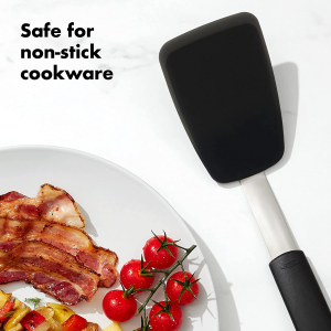 OXO 0719812018461 Cooking Spatula, One Size, Black, 0719812018461