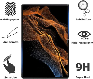 [2 Pack] T Tersely Screen Protector Glass for Samsung Galaxy Tab S9 Ultra/ S8 Ultra (14.6 Inch SM-X900/X906), Premium 9H Tempered Glass Screen Protector