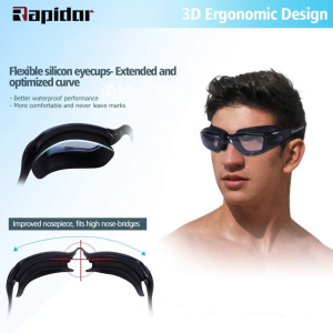 Rapidor Swim Goggles for Men Women Teens, Anti-Fog Leak-Proof, RP905 Series