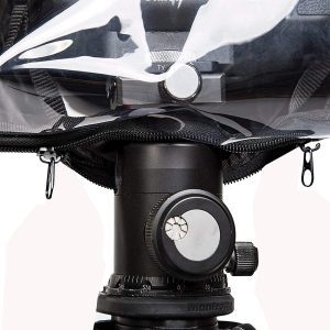 WANBY Waterproof Camera Rain Cover Professional Soft Black Camera Rain Covers for All DSLR SLR Cameras