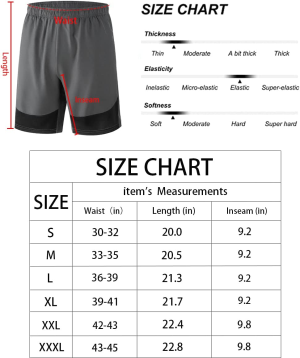 HRUI Men’S Athletic Shorts Quick Dry Workout Lightweight Sweat Shorts Gym Running Shorts with Zipper Pockets…