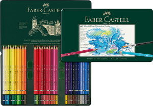 Faber-Castell Albrecht Durer Watercolour Pencils Tin of 60 (18-117560)