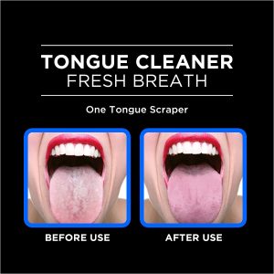 Orabrush Tongue Cleaner Helps Fight Bad Breath, 1 Count (Pack of 2)